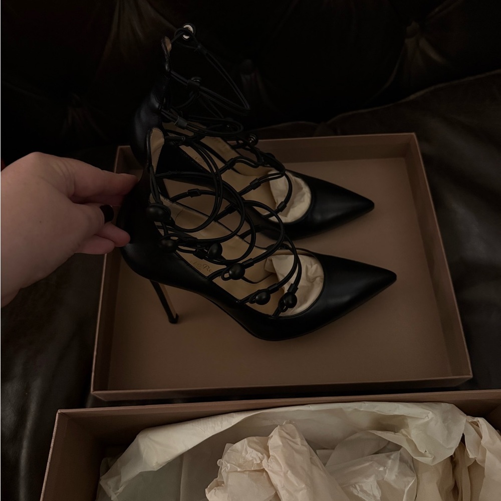Gianvito Rossi Elegant Black Strappy Women's Shoes